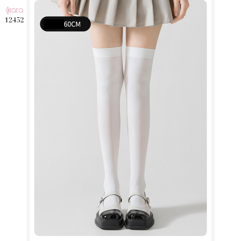 Tất chống nắng ,tất nhung mỏng mát lạnh mùa hè,tất JK giảm béo bắp chân 12452