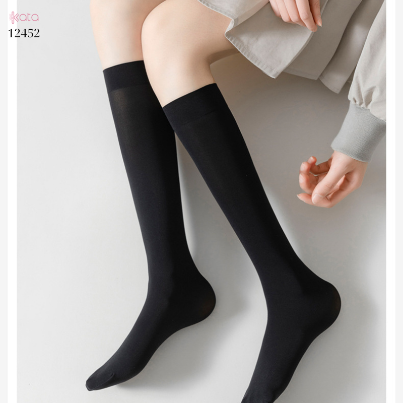 Tất chống nắng ,tất nhung mỏng mát lạnh mùa hè,tất JK giảm béo bắp chân 12452