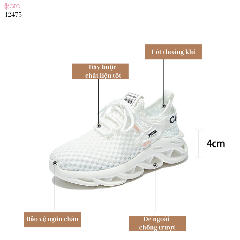 Giày thể thao mùa hè,giày chạy bộ vải dệt thoáng khí,sinh viên phong cách Hàn Quốc 12477