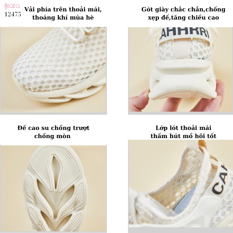 Giày thể thao mùa hè,giày chạy bộ vải dệt thoáng khí,sinh viên phong cách Hàn Quốc 12477