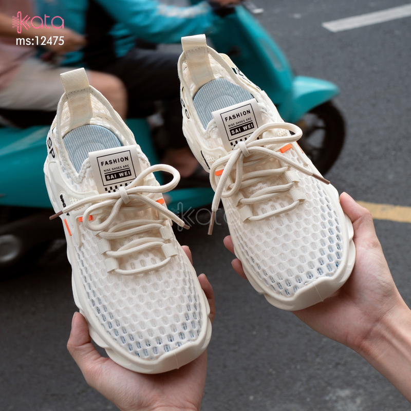 Giày thể thao mùa hè,giày chạy bộ vải dệt thoáng khí,sinh viên phong cách Hàn Quốc 12477
