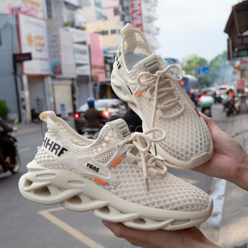 Giày thể thao mùa hè,giày chạy bộ vải dệt thoáng khí,sinh viên phong cách Hàn Quốc 12477