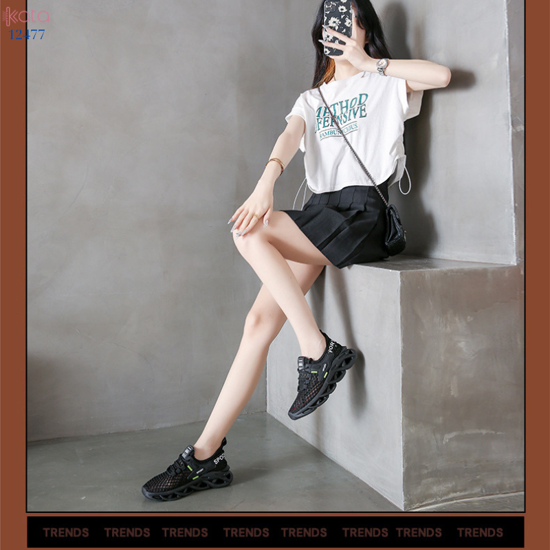 Giày thể thao mùa hè,giày chạy bộ vải dệt thoáng khí,sinh viên phong cách Hàn Quốc 12477