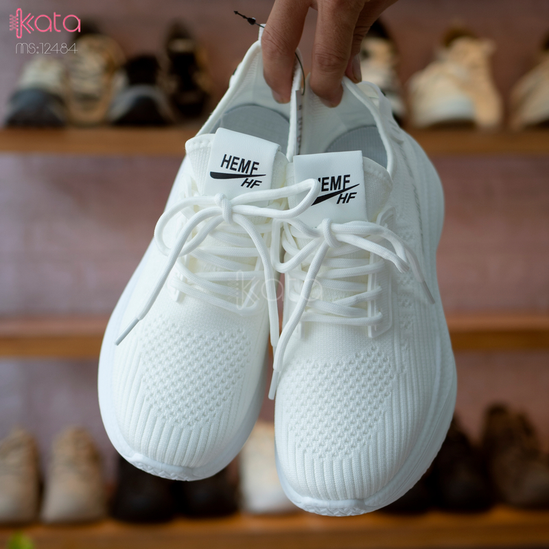 Giày thể thao vải dệt nữ,giày thể dục thoáng khí,giày chạy sinh viên phong cách Hàn Quốc 12483