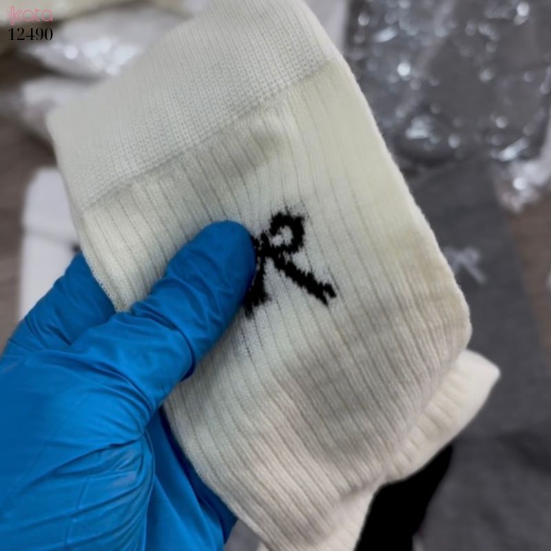 Tất nơ siêu mỏng mùa hè,tất bắp chân phong cách Hàn Quốc 12490