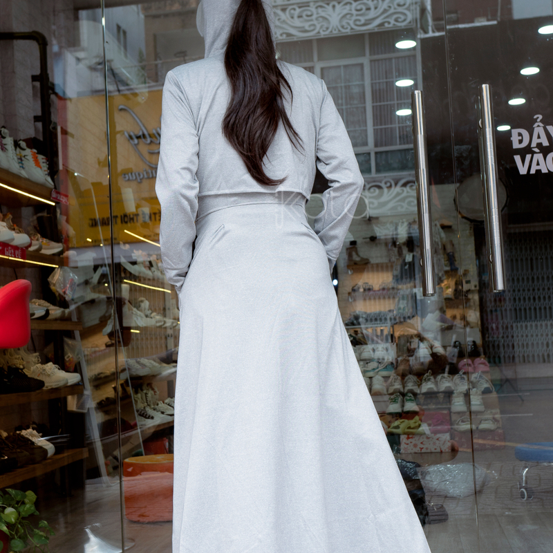 Áo chống nắng croptop,áo chống nắng toàn thân 12496