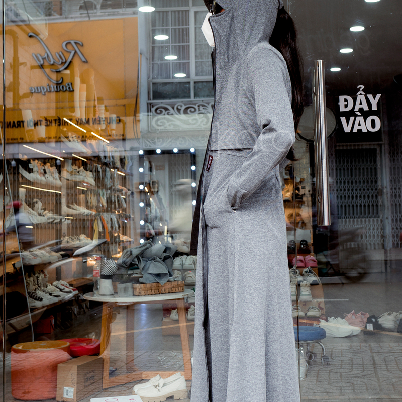 Áo chống nắng croptop,áo chống nắng toàn thân 12496