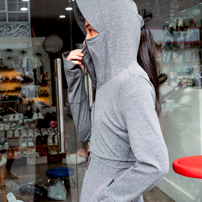 Áo chống nắng croptop,áo chống nắng toàn thân 12496