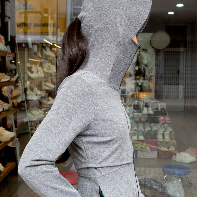 Áo chống nắng croptop,áo chống nắng toàn thân 12496