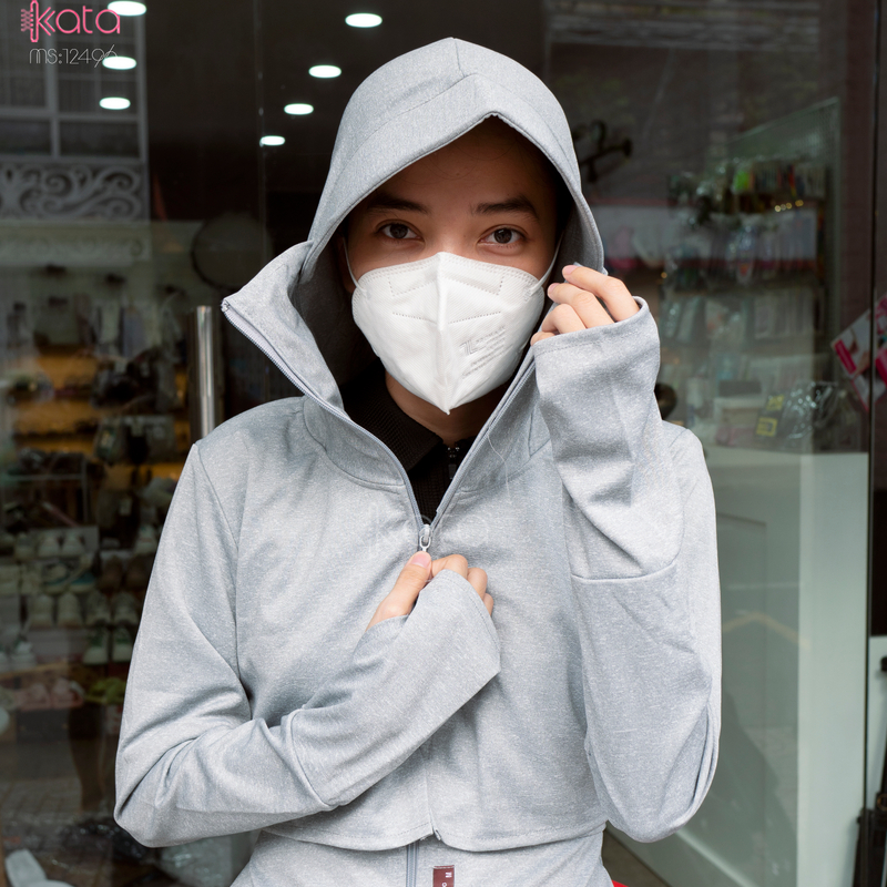 Áo chống nắng croptop,áo chống nắng toàn thân 12496