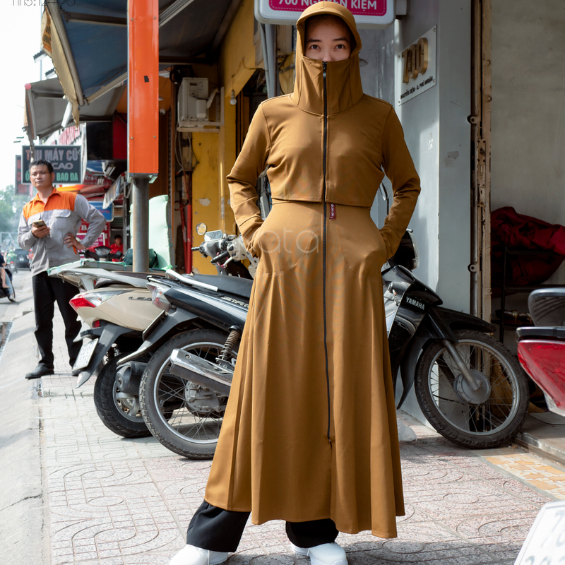 Áo chống nắng croptop,áo chống nắng toàn thân 12496