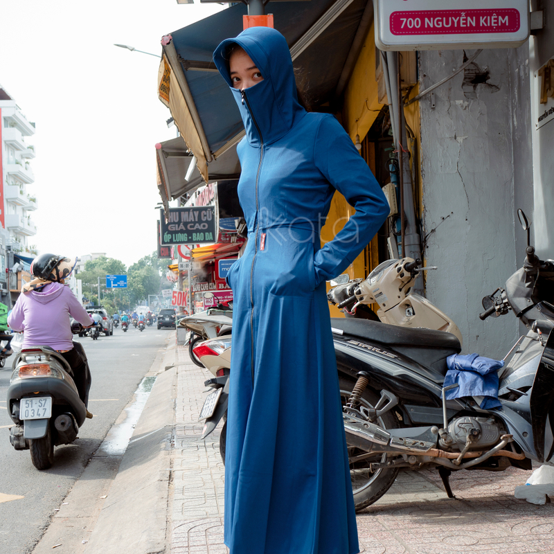 Áo chống nắng croptop,áo chống nắng toàn thân 12496