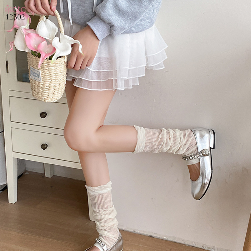 Tất ống chân,ống tay 2 trong 1,JK chống nắng mùa hè phong cách múa ba lê 12502