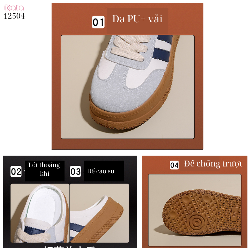 Giày sục hở gót,giày lười mùa hè thoáng khí phong cách Hàn Quốc 12504