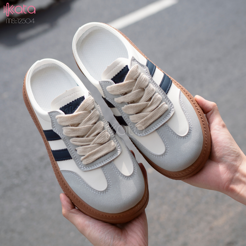 Giày sục hở gót,giày lười mùa hè thoáng khí phong cách Hàn Quốc 12504