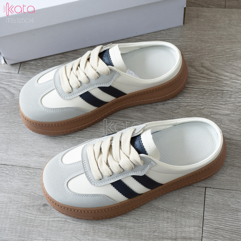 Giày sục hở gót,giày lười mùa hè thoáng khí phong cách Hàn Quốc 12504