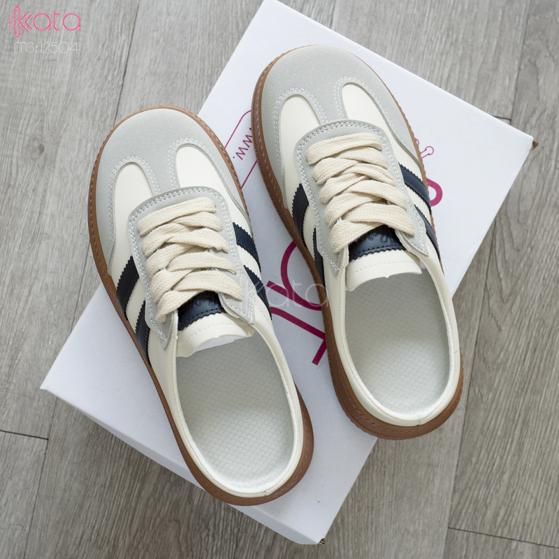 Giày sục hở gót,giày lười mùa hè thoáng khí phong cách Hàn Quốc 12504