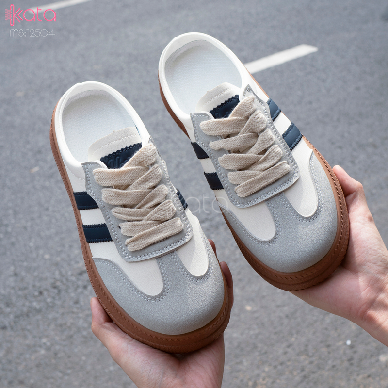 Giày sục hở gót,giày lười mùa hè thoáng khí phong cách Hàn Quốc 12504