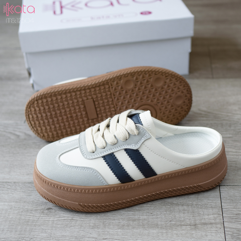 Giày sục hở gót,giày lười mùa hè thoáng khí phong cách Hàn Quốc 12504