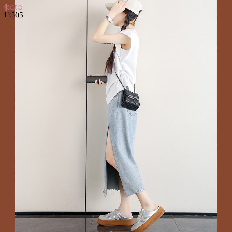 Giày sục hở gót,giày lười mùa hè thoáng khí phong cách Hàn Quốc 12504