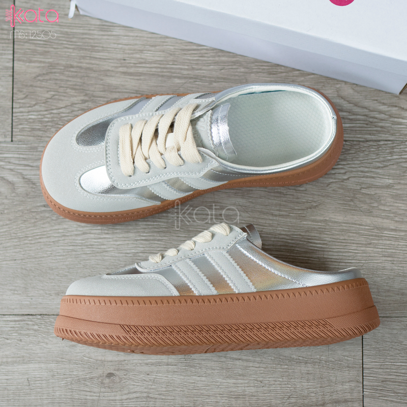 Giày sục hở gót,giày lười mùa hè thoáng khí phong cách Hàn Quốc 12504