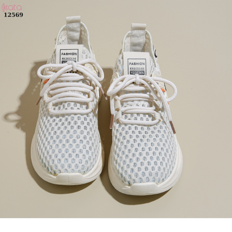 Giày thể thao vải dệt lưới thoáng khí ,giày sinh viên phong cách Hàn Quốc 12569