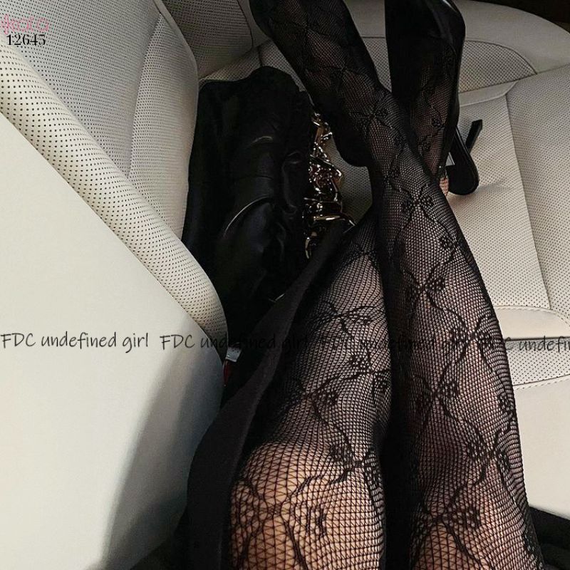 Quần tất định hình chân đẹp, tất lụới hoa lan siêu mỏng xuân hè 12645