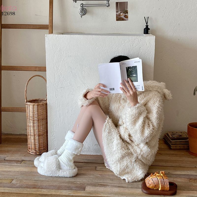 Ống tất thu đông,giả lông bảo vệ bắp,ống tất đi bốt thời trang 12698