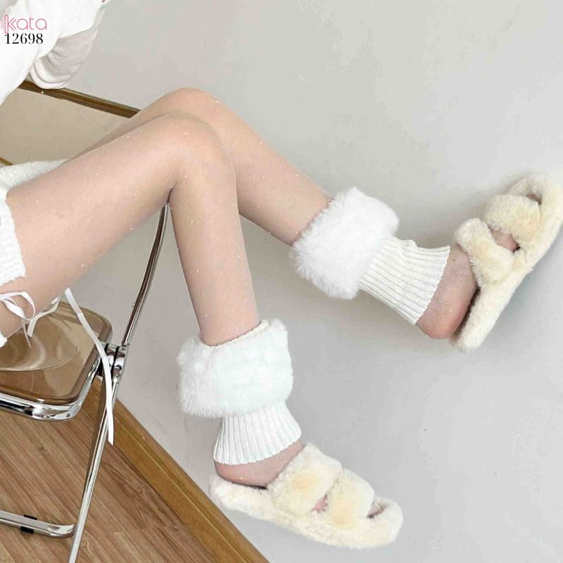 Ống tất thu đông,giả lông bảo vệ bắp,ống tất đi bốt thời trang 12698