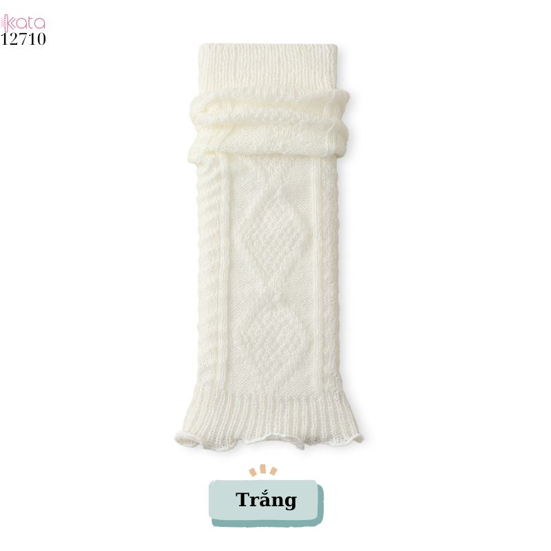 Ống tất thu đông,ống tất len mỏng bảo vệ chân 12710