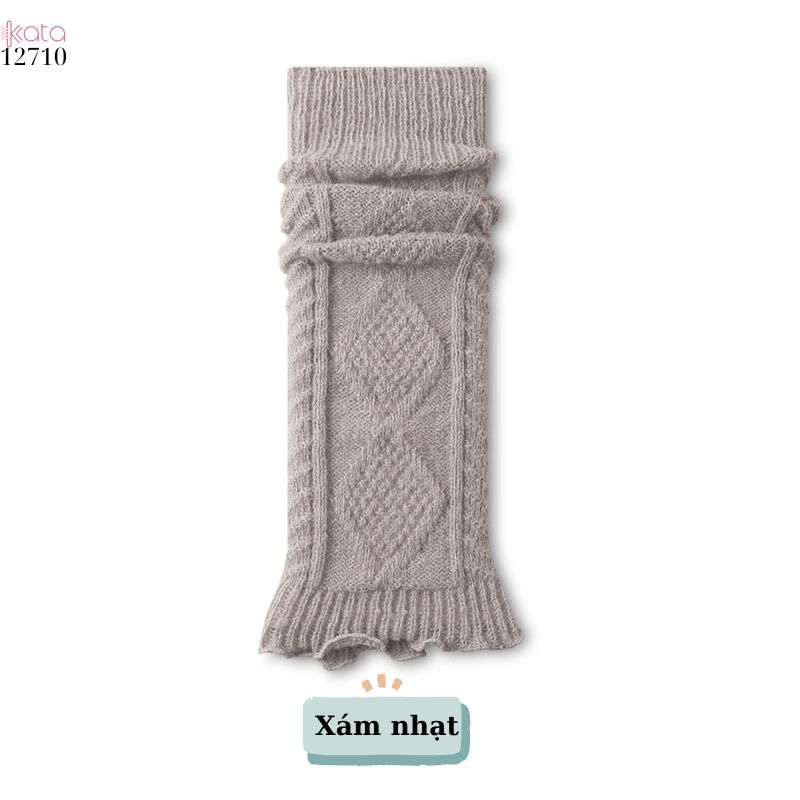 Ống tất thu đông,ống tất len mỏng bảo vệ chân 12710