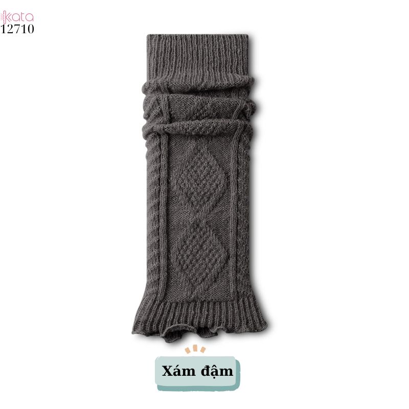 Ống tất thu đông,ống tất len mỏng bảo vệ chân 12710