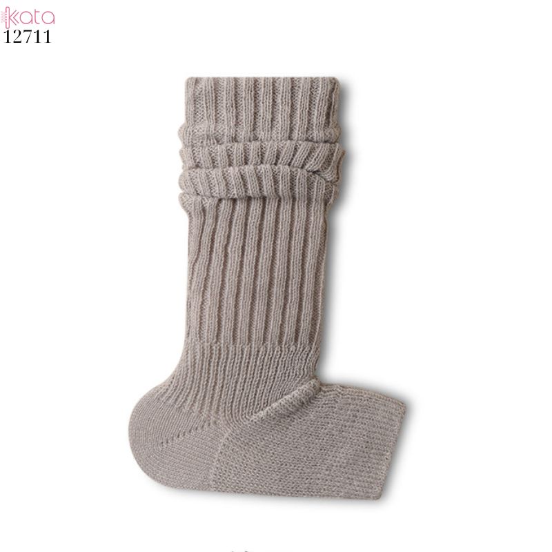 Ống tất giữ ấm thu đông,tất dệt kim đi bốt chống trượt,chống masat 12711