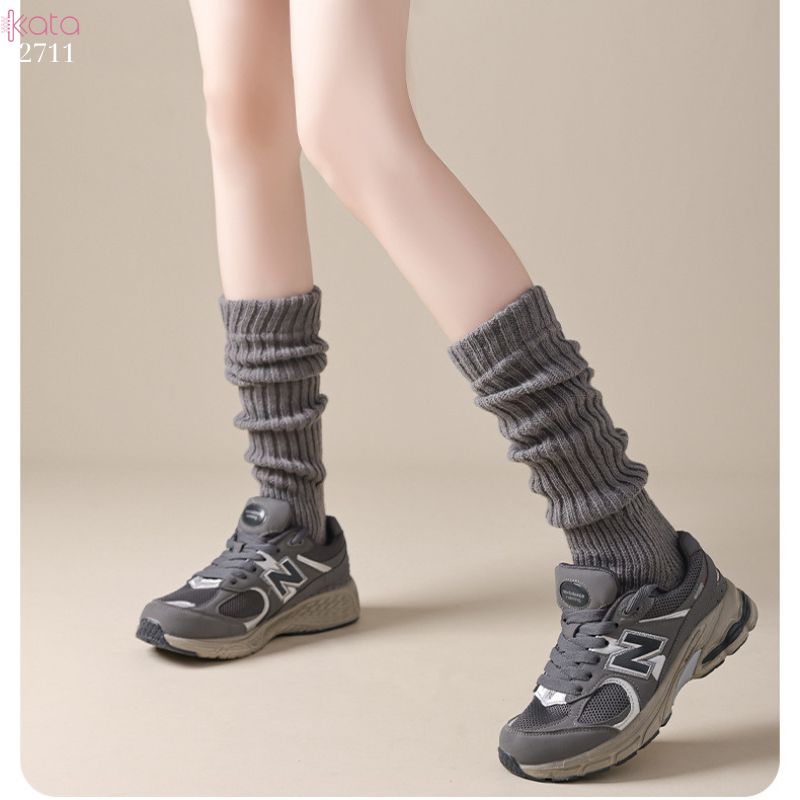 Ống tất giữ ấm thu đông,tất dệt kim đi bốt chống trượt,chống masat 12711