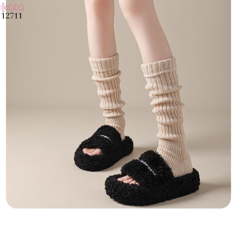 Ống tất giữ ấm thu đông,tất dệt kim đi bốt chống trượt,chống masat 12711