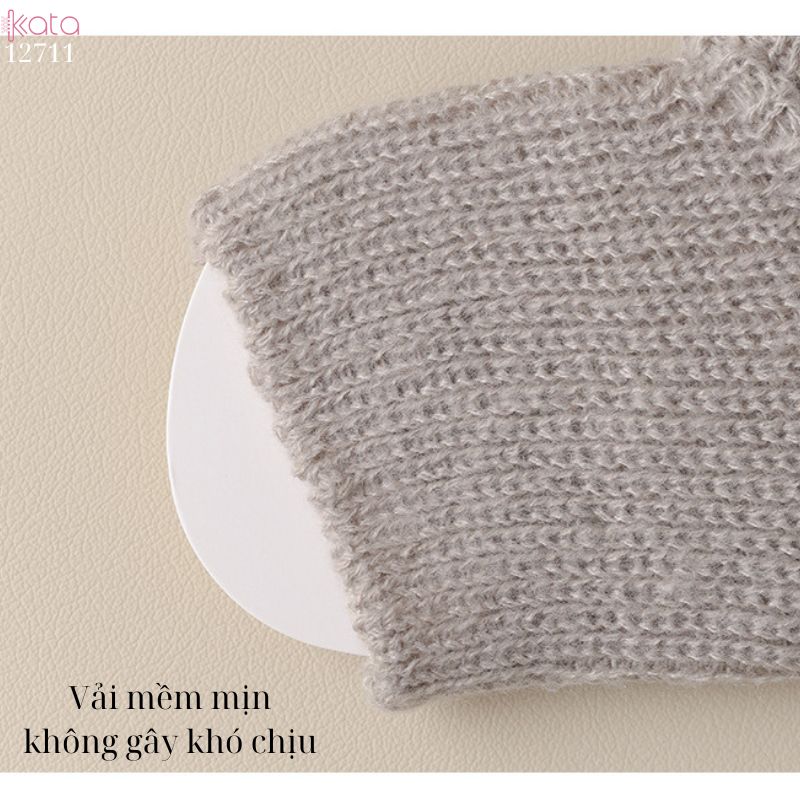 Ống tất giữ ấm thu đông,tất dệt kim đi bốt chống trượt,chống masat 12711