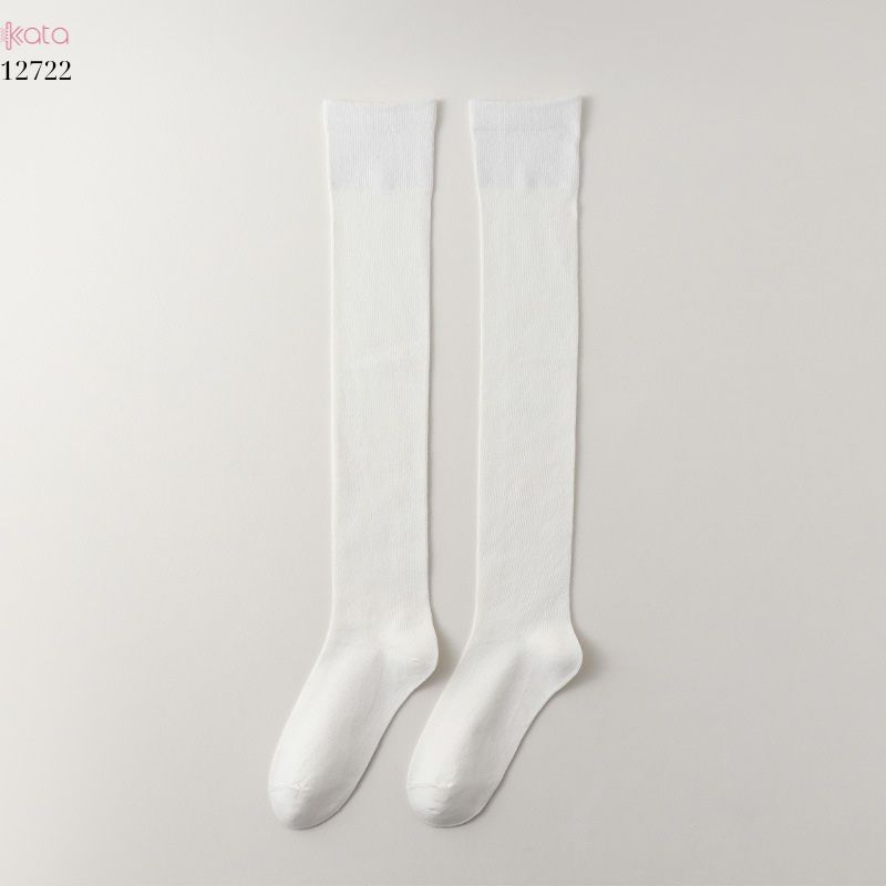 Tất dài trên đầu gối JK,tất nữ xuân thu vải bông cao cấp 12722