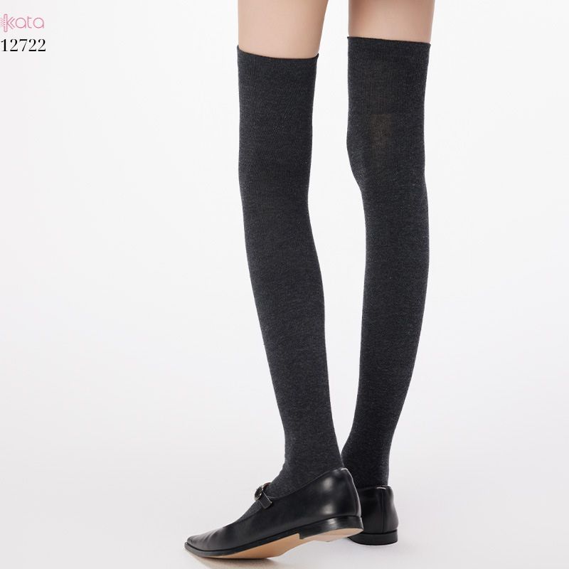 Tất dài trên đầu gối JK,tất nữ xuân thu vải bông cao cấp 12722