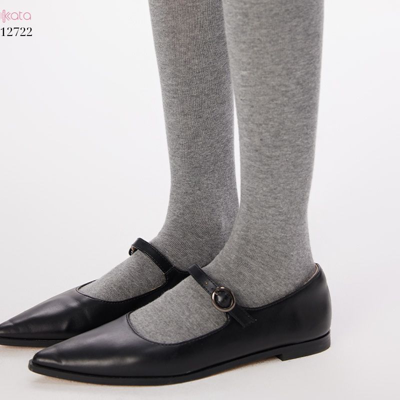 Tất dài trên đầu gối JK,tất nữ xuân thu vải bông cao cấp 12722