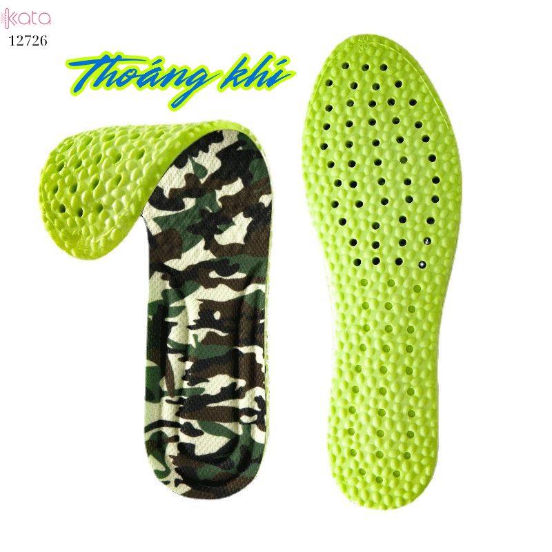 Lót giày tập luyện quân sự,chơi thể thao,thấm hút mồ hôi,mềm và êm đứng lâu không mỏi 12726