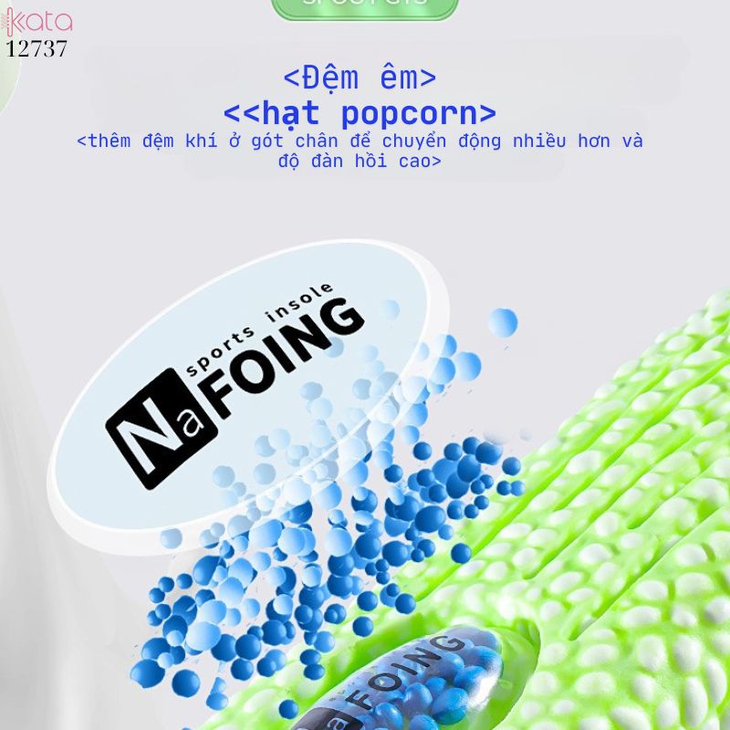 Lót giày tăng chiều cao,đệm khí tăng cường,giảm xóc đàn hồi cao,lót đệm bốt martin Nam Nữ  12738