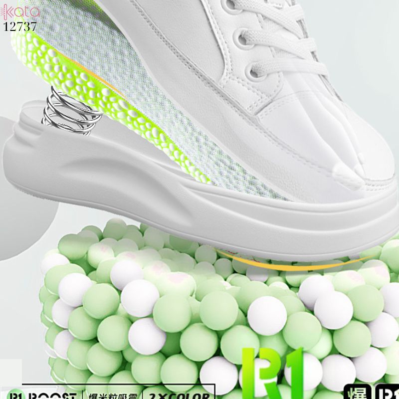 Lót giày tăng chiều cao,đệm khí tăng cường,giảm xóc đàn hồi cao,lót đệm bốt martin Nam Nữ  12738