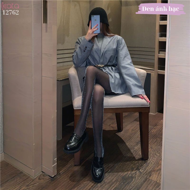 Quần tất mỏng ánh bạc sexy ,tất lụa co giãn định hình chân đẹp,che khuyết điểm 12762