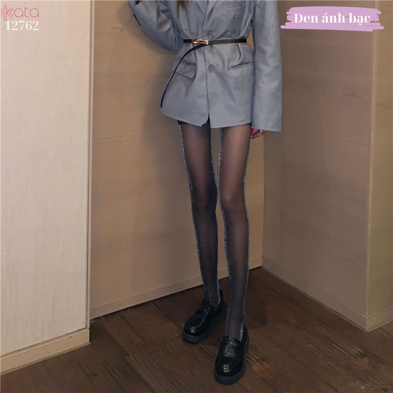 Quần tất mỏng ánh bạc sexy ,tất lụa co giãn định hình chân đẹp,che khuyết điểm 12762
