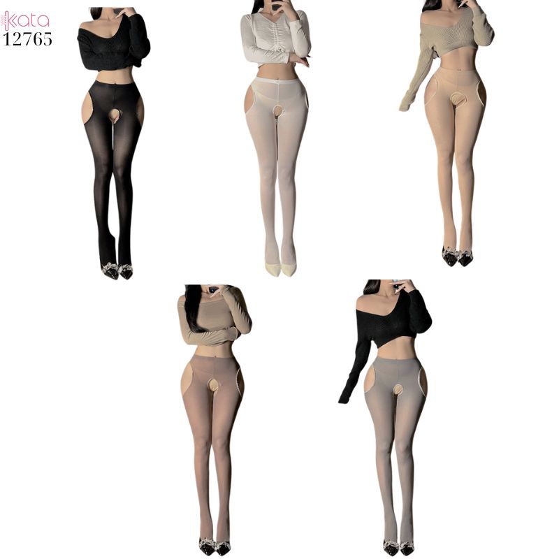  Quần tất legging nhung mỏng,mở hông không đũng quần,co giãn thoải mái khi mặc 12765