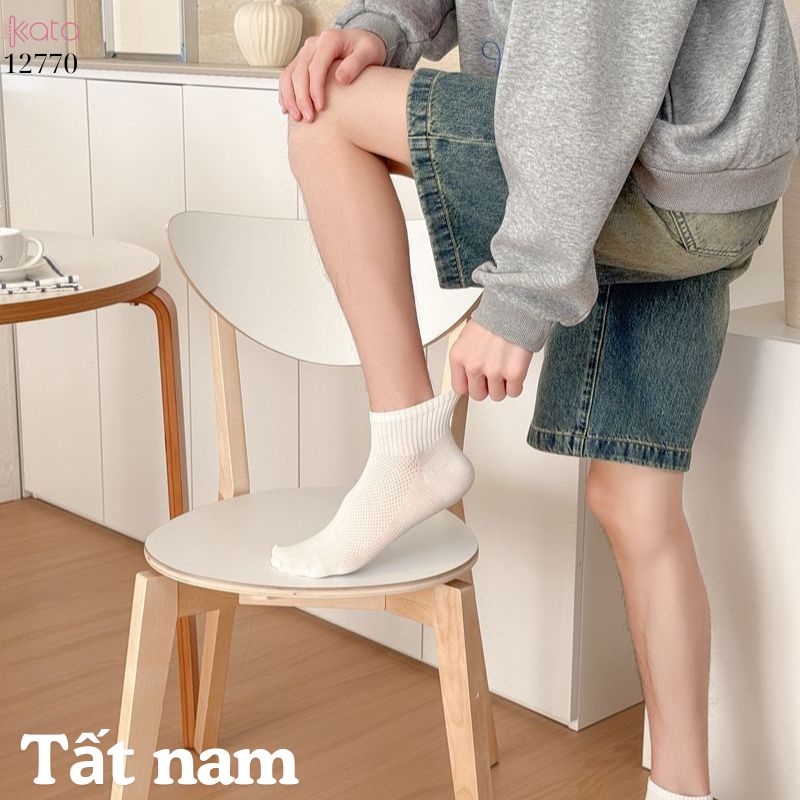 Tất vớ thể thao Nam mùa hè xuân,tất bông mềm mịn thoáng thấm mồ hôi 12770