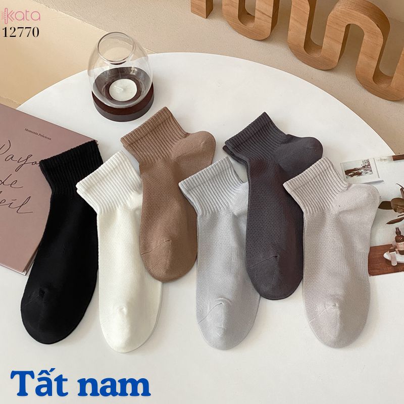 Tất vớ thể thao Nam mùa hè xuân,tất bông mềm mịn thoáng thấm mồ hôi 12770