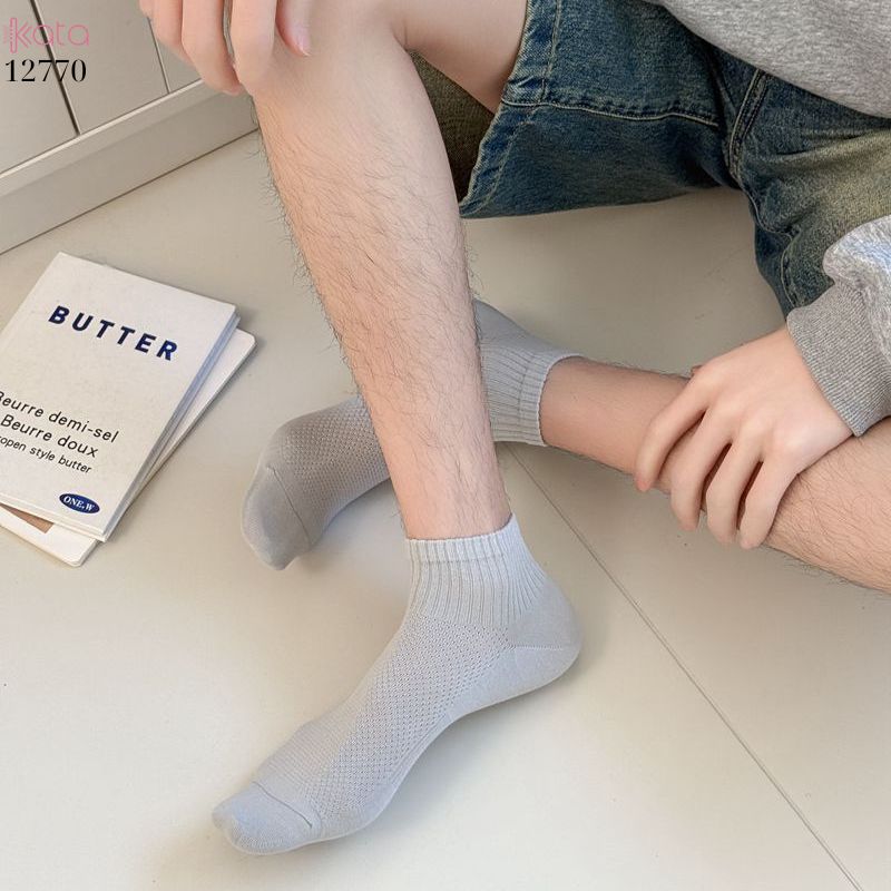 Tất vớ thể thao Nam mùa hè xuân,tất bông mềm mịn thoáng thấm mồ hôi 12770