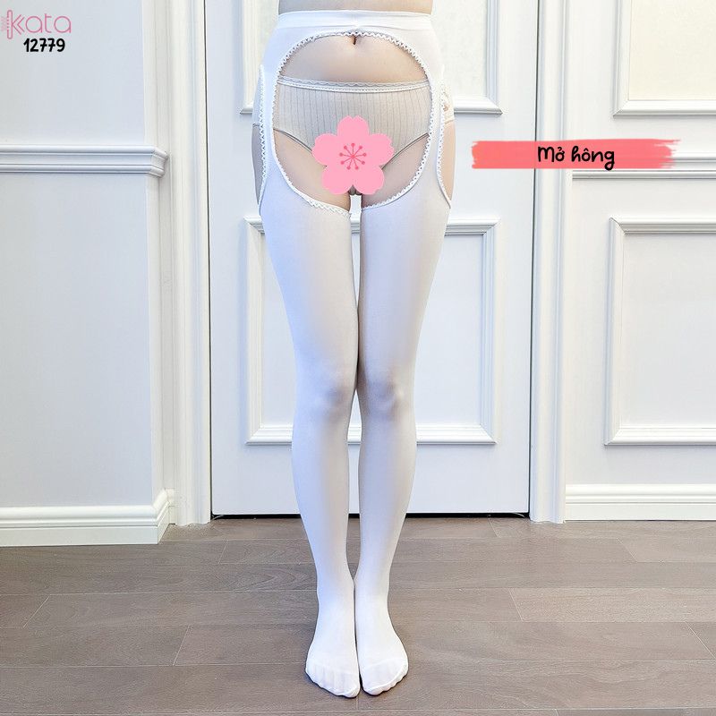 Tất đùi nhung mỏng, tất dây treo xuân thu,mở bụng co giãn thoải mái khi mặc 12781