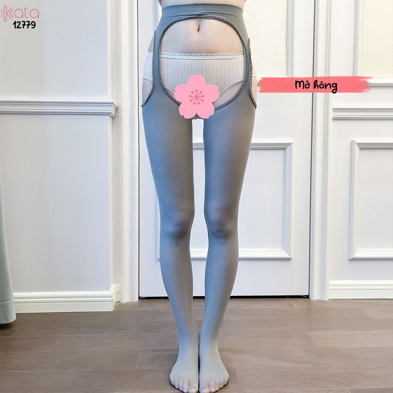 Tất đùi nhung mỏng, tất dây treo xuân thu,mở bụng co giãn thoải mái khi mặc 12781